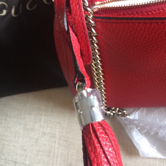 Gucci 💯 authentic, gold chain crossbody NWT - Picture 6 of 8